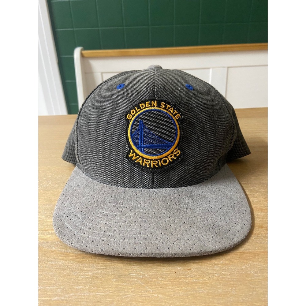 Golden State Warriors NBA Basketball Hat Mitchell & Ness Snapback Cap Gray